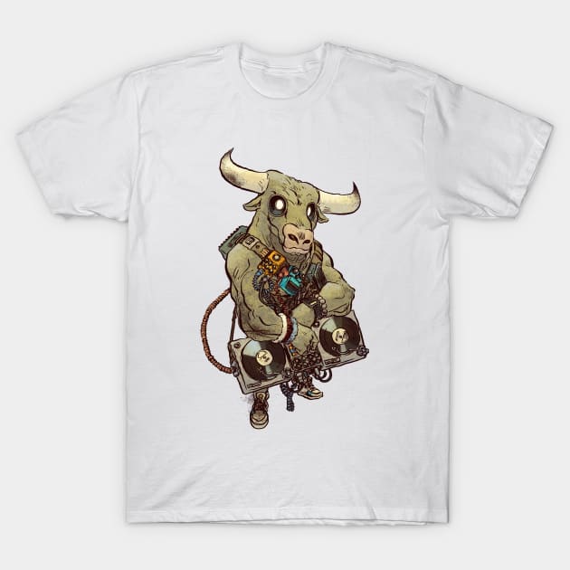 DJ Minotaur T-Shirt by jesse.lonergan